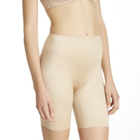 SPANX Other - Spanx Shorts Mid- Thigh Large/12-14 Nude NWT
